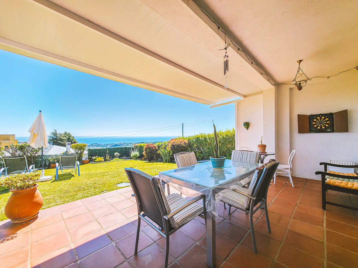Terrasse von Haus oder Chalet zum Verkauf in Sant Cebrià de Vallalta mit Heizung, Privatgarten und Terrasse