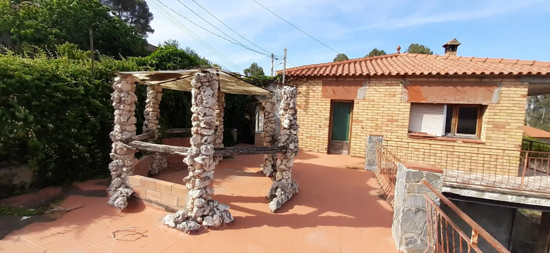 Terrassa de Casa o xalet en venda en Vacarisses amb Jardí privat, Terrassa i Piscina