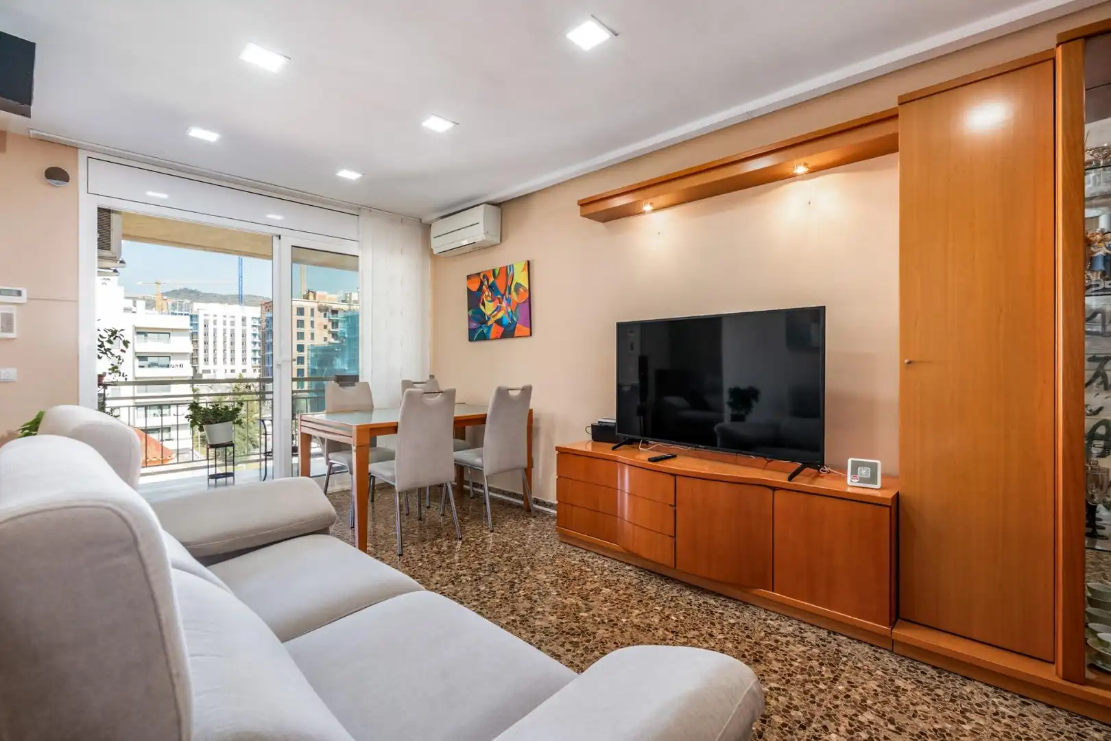 Living room of Flat for sale in Viladecans  with Air Conditioner, Heating and Terrace