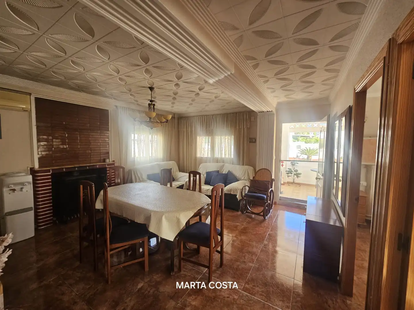 Sala d'estar de Casa o xalet en venda en Palma de Gandia amb Aire condicionat, Calefacció i Jardí privat