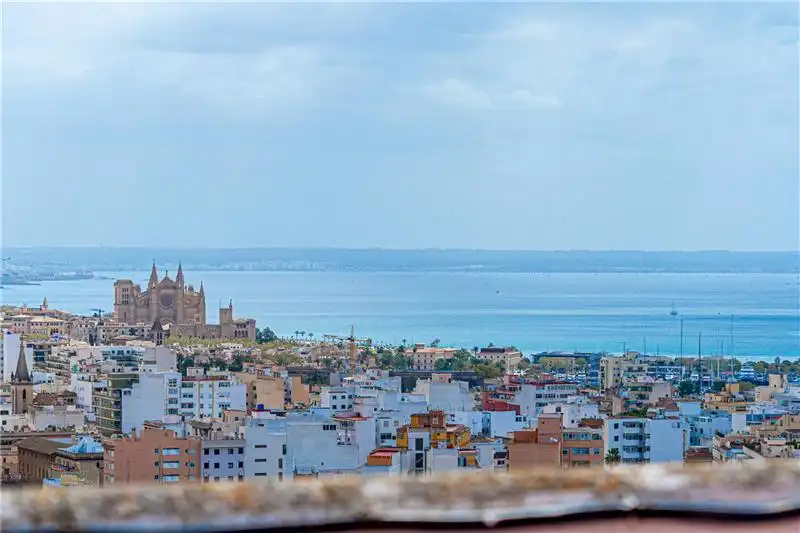 Vista exterior de Piso en venta en  Palma de Mallorca con Terraza