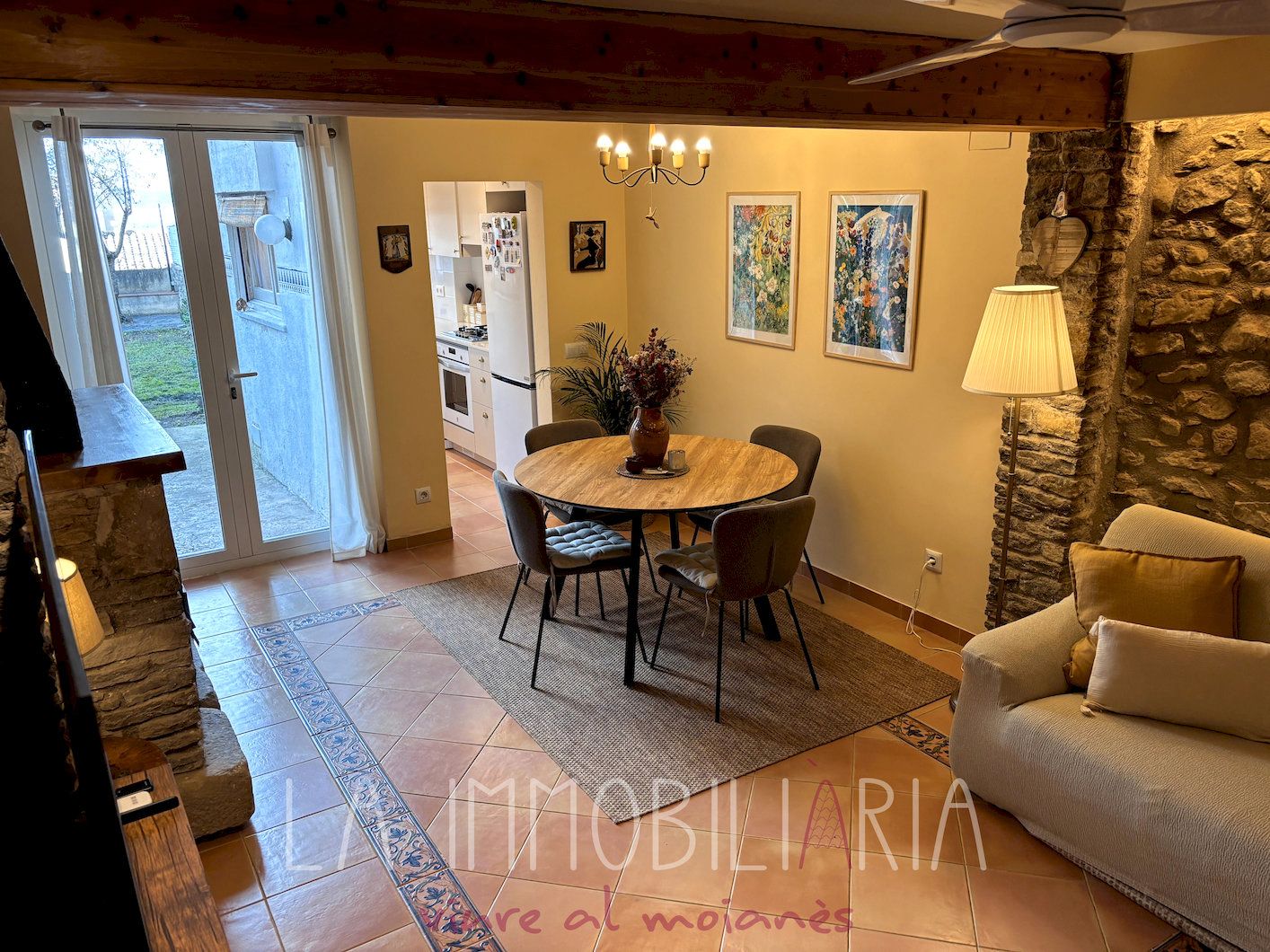 Dining room of Duplex for sale in Castellterçol  with Private garden, Parquet flooring and Terrace