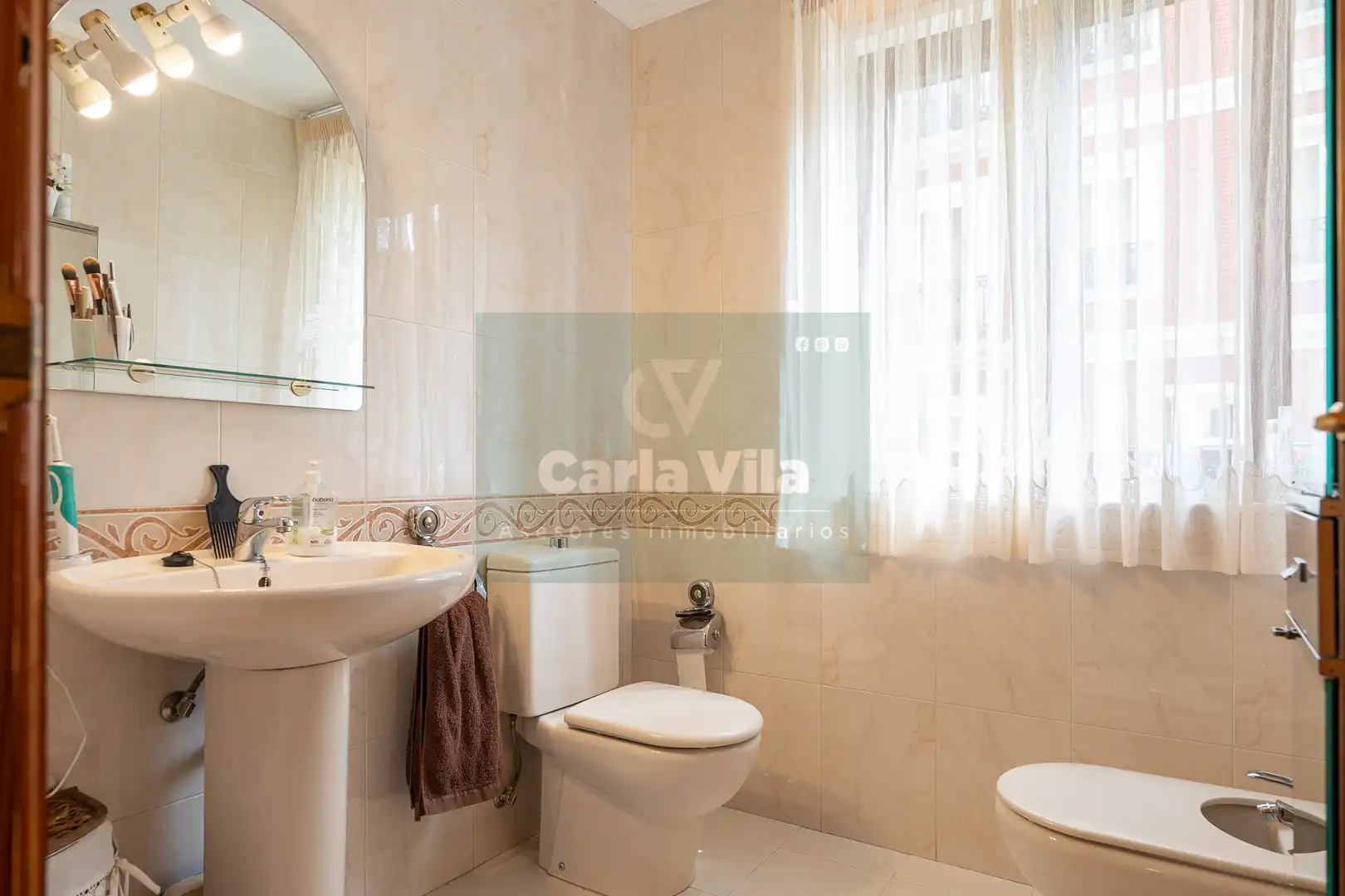 Baño de Dúplex en venta en Lugo con Calefacción, Jardín privado y Parquet