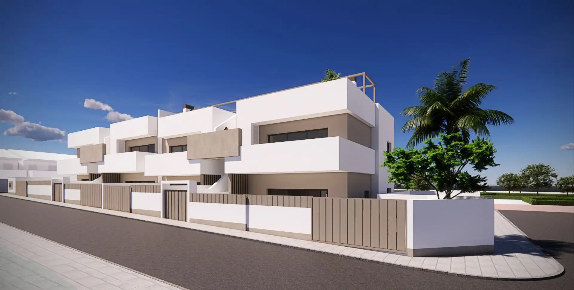Vista exterior de Casa o xalet en venda en Pilar de la Horadada amb Aire condicionat, Calefacció i Terrassa