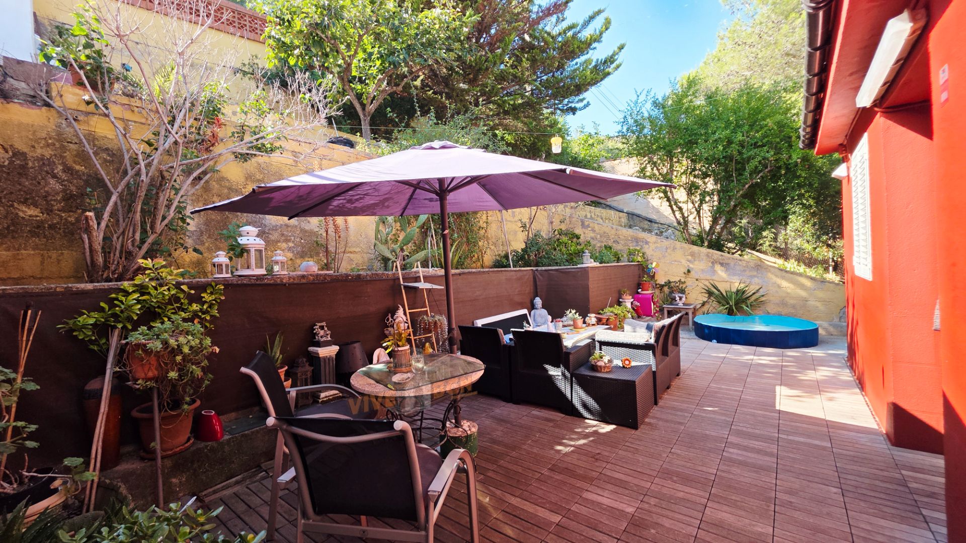 Terrassa de Casa o xalet en venda en Olesa de Bonesvalls amb Calefacció, Jardí privat i Terrassa