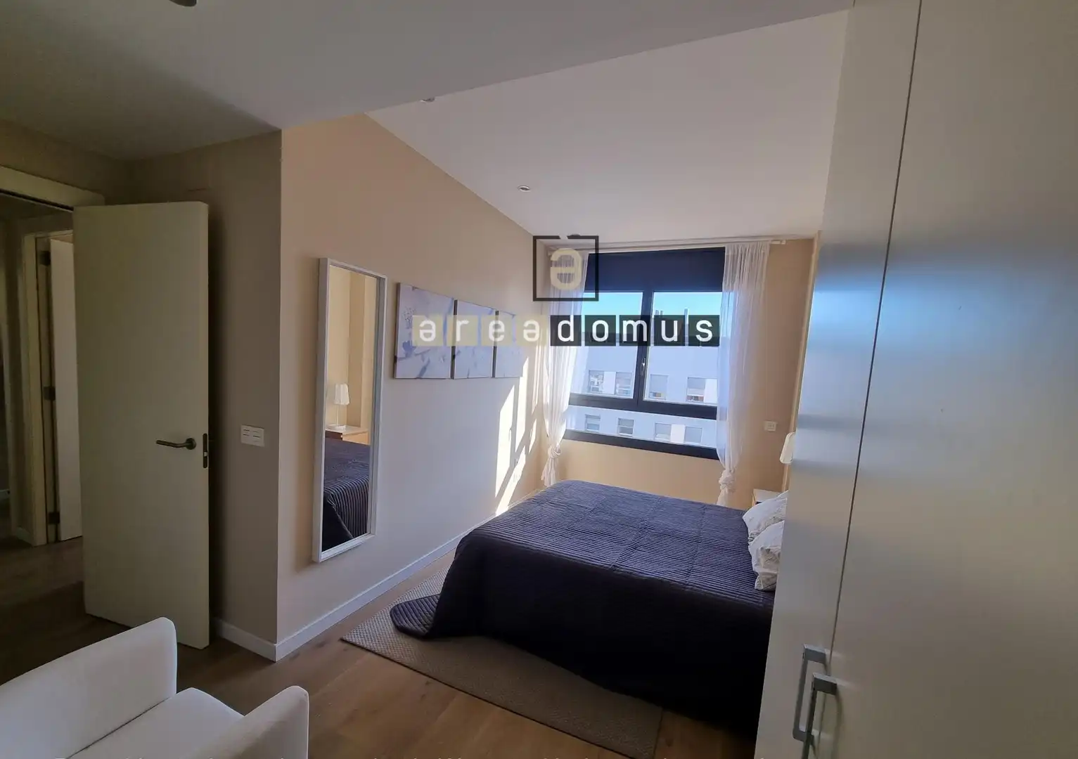 Schlafzimmer von Wohnung zur Miete in Sant Feliu de Llobregat mit Heizung, Privatgarten und Terrasse