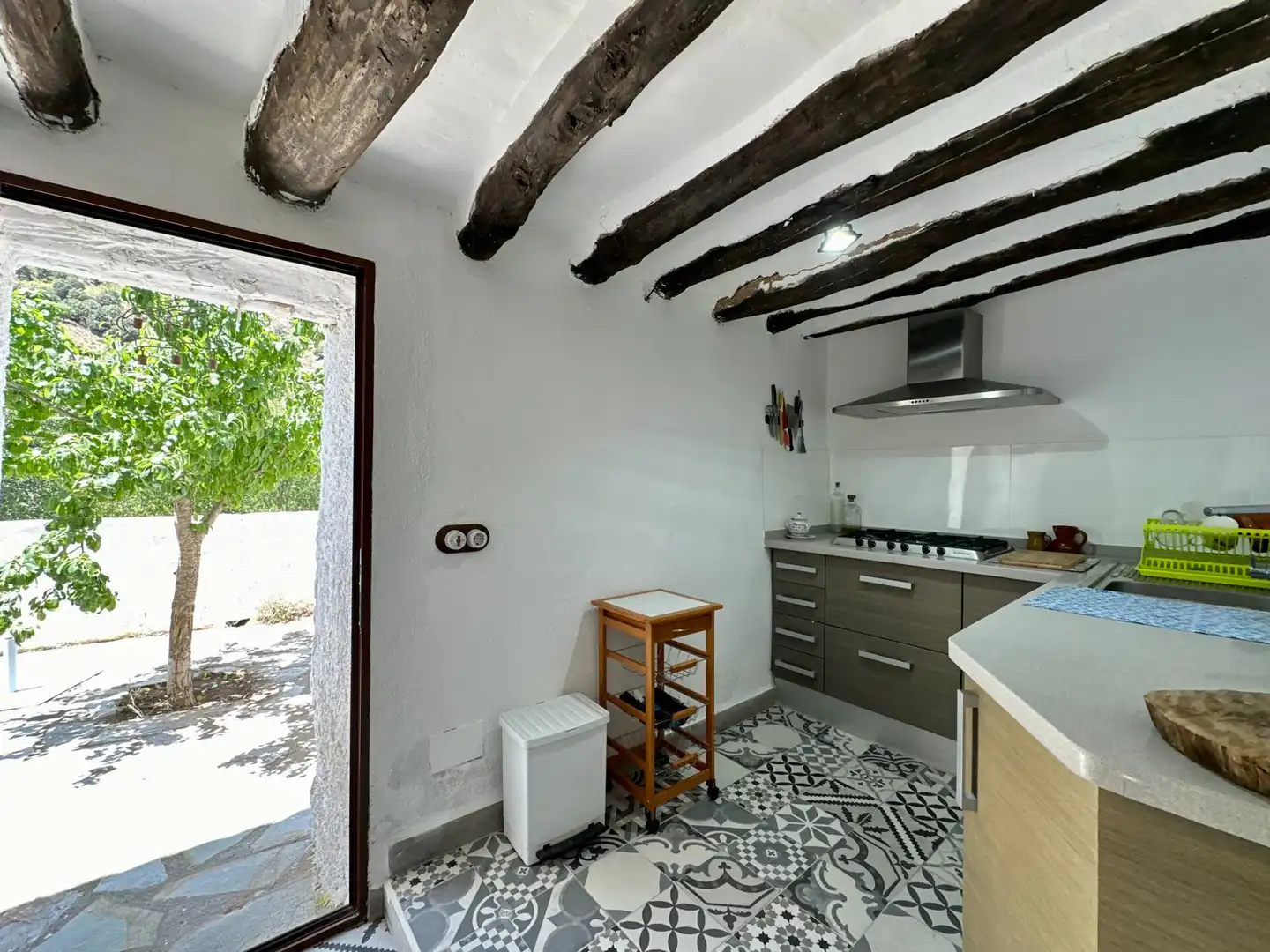 Cuina de Finca rústica en venda en Sierro amb Aire condicionat, Calefacció i Jardí privat