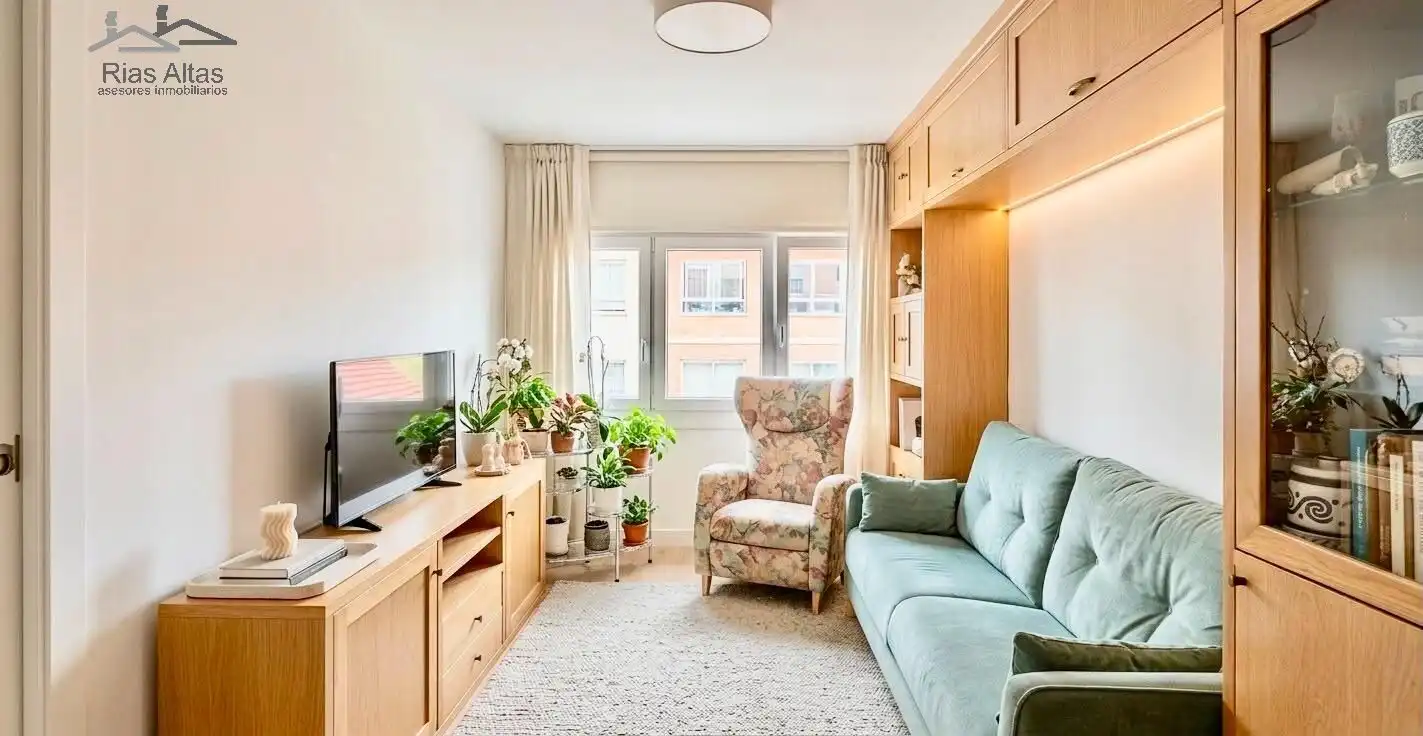 Living room of Flat for sale in Culleredo  with Heating