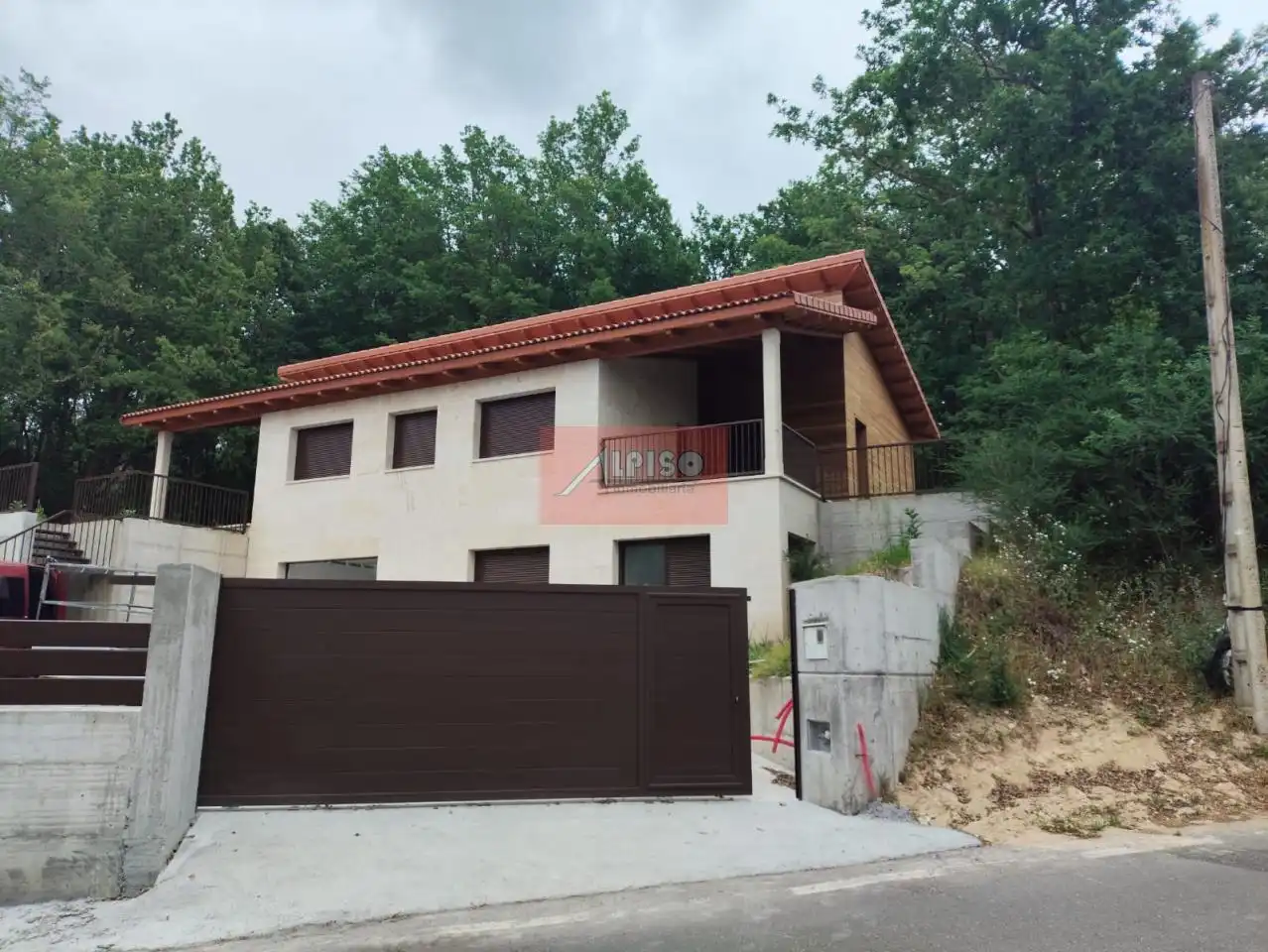 Exterior view of Houses for sale in O Pereiro de Aguiar   with Heating, Private garden and Terrace