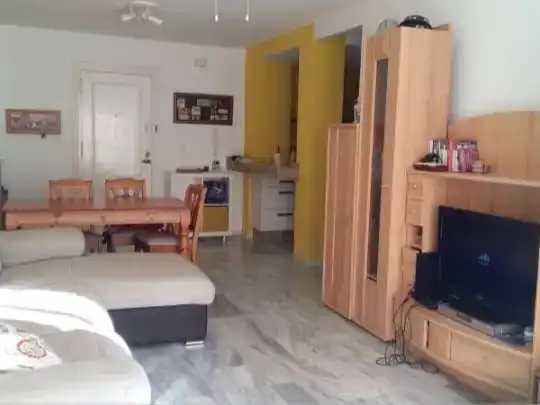 Living room of Flat for rent in Torrox  with Air Conditioner and Swimming Pool