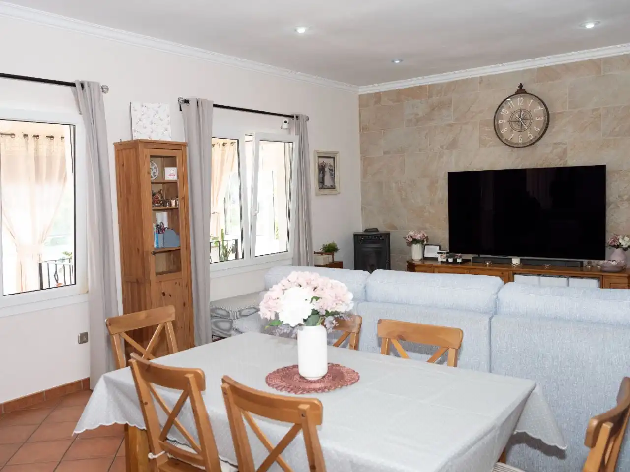 Comedor de Casa o chalet en venta en Sant Lluís con Aire acondicionado, Terraza y Piscina