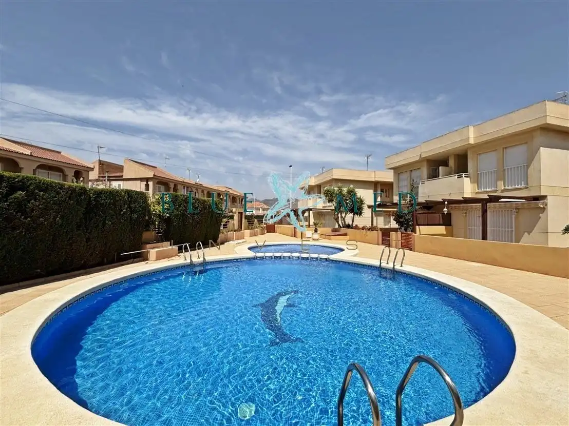 Swimming pool of Duplexes for sale in Mazarrón  with Air Conditioner, Terrace and Storage room