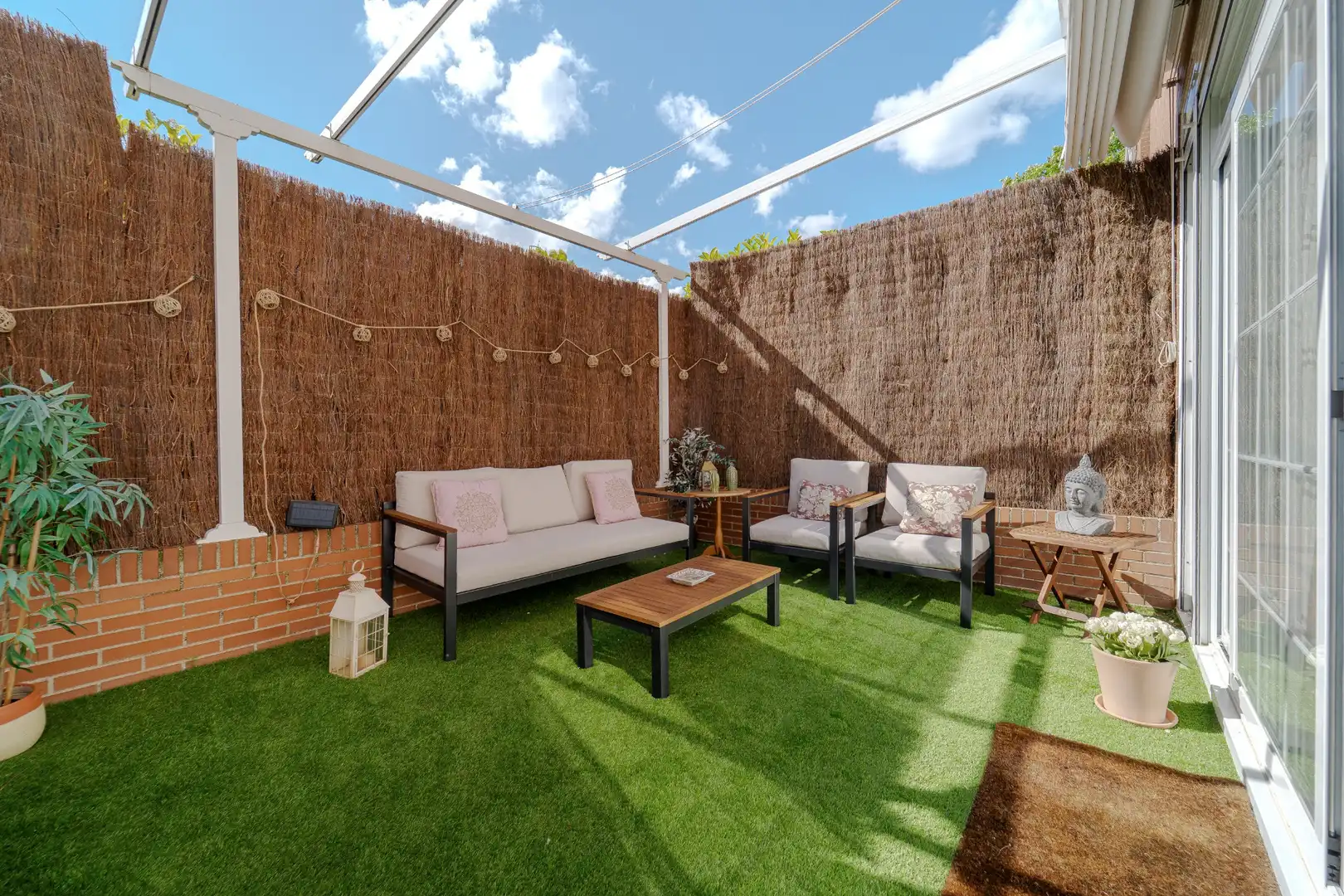 Terrasse von Wohnung zum Verkauf in Las Rozas de Madrid mit Heizung, Privatgarten und Parkett