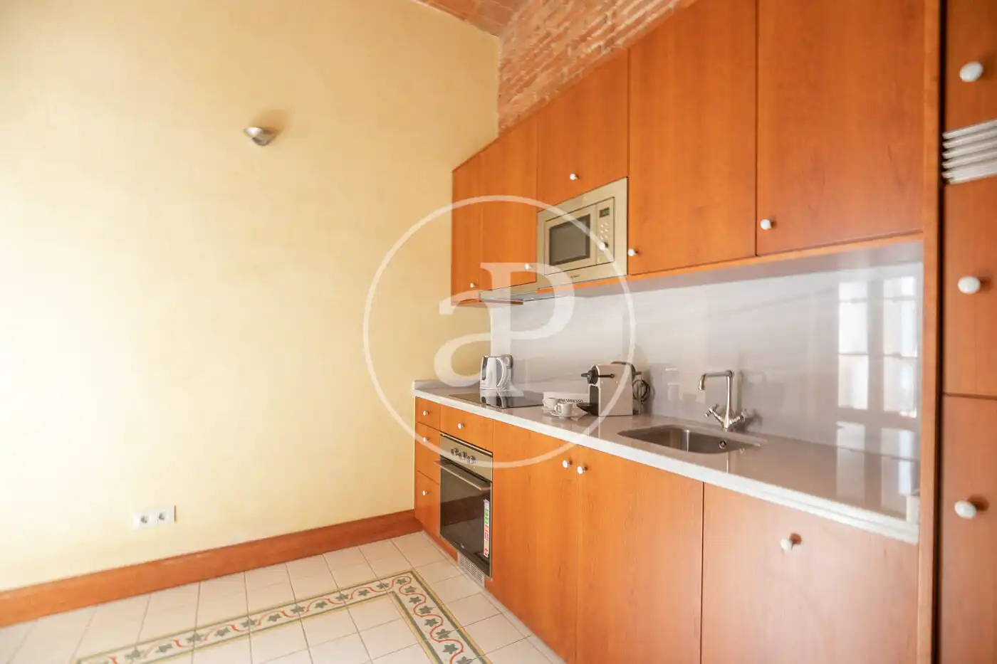 Cocina de Piso de alquiler en Barcelona con Aire acondicionado, Calefacción y Terraza