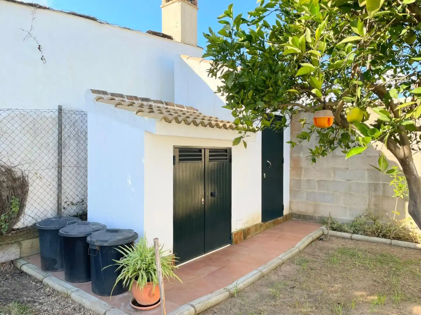Exterior view of Houses for sale in Hinojos  with Air Conditioner, Heating and Private garden