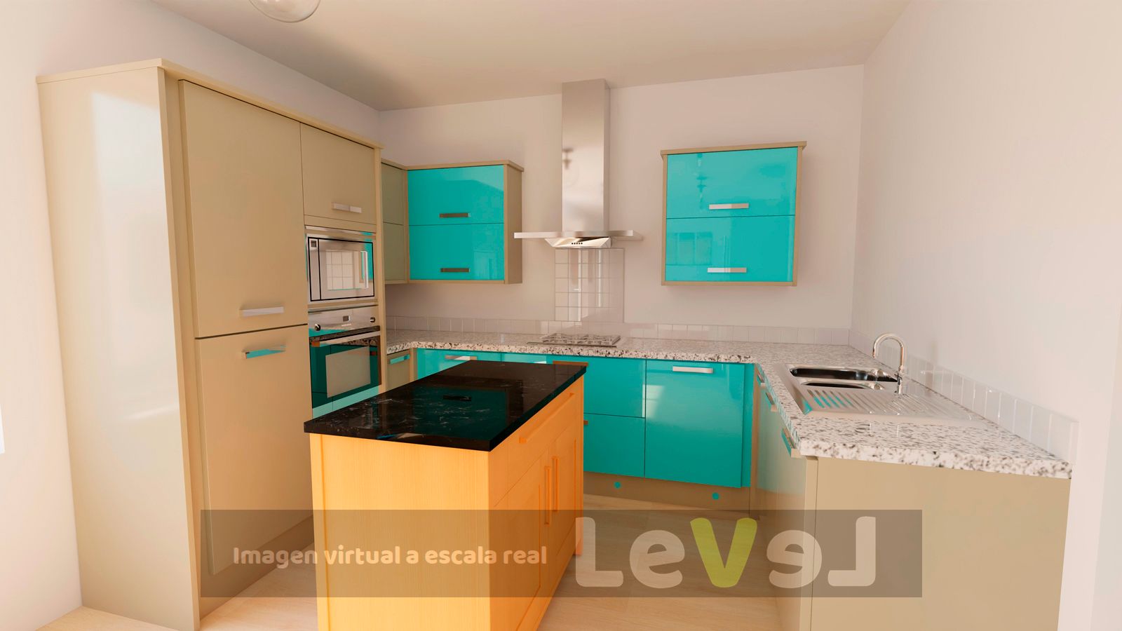 Kitchen of Single-family semi-detached for sale in Amposta  with Terrace