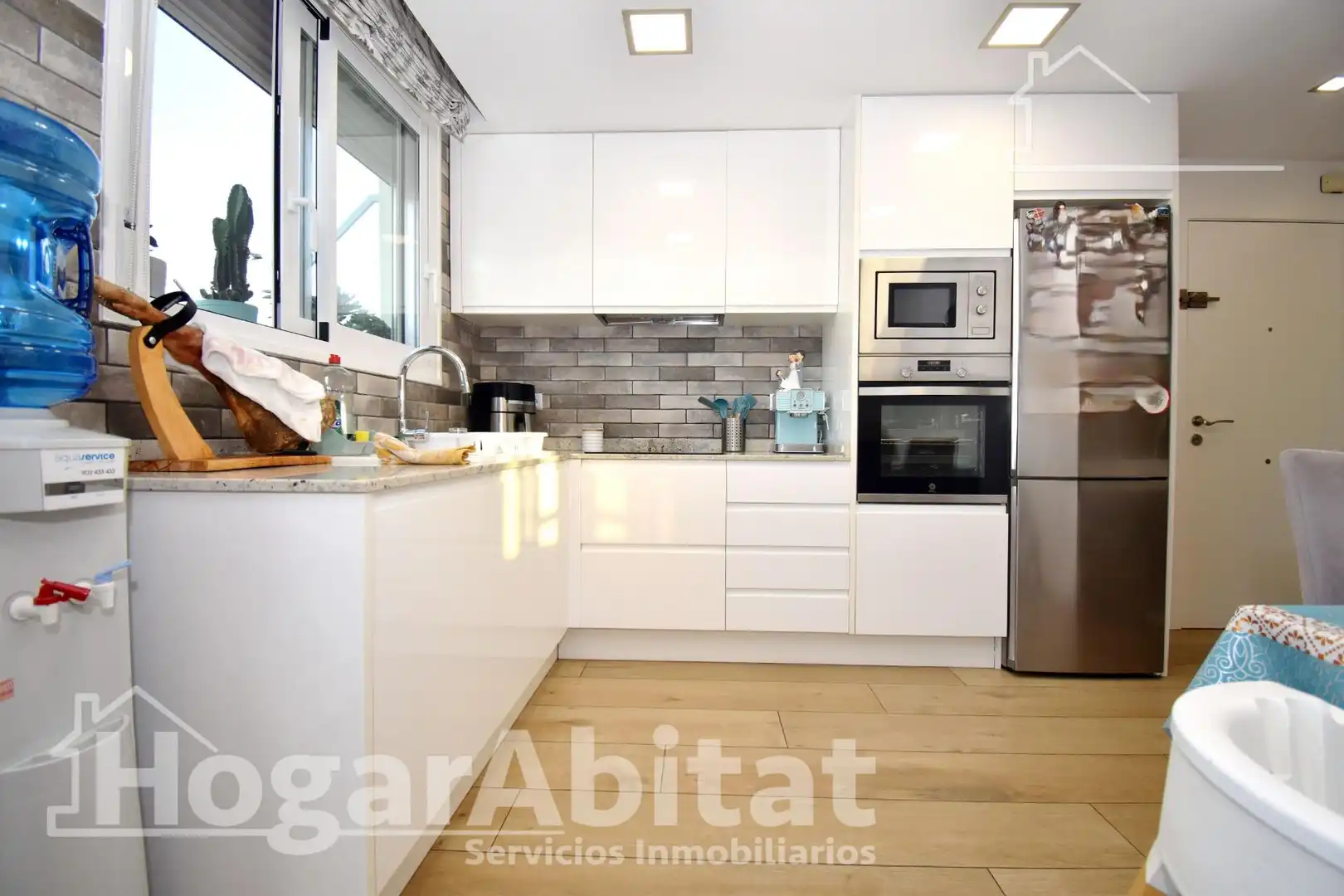Cocina de Ático en venta en Castellón de la Plana / Castelló de la Plana con Aire acondicionado, Calefacción y Terraza