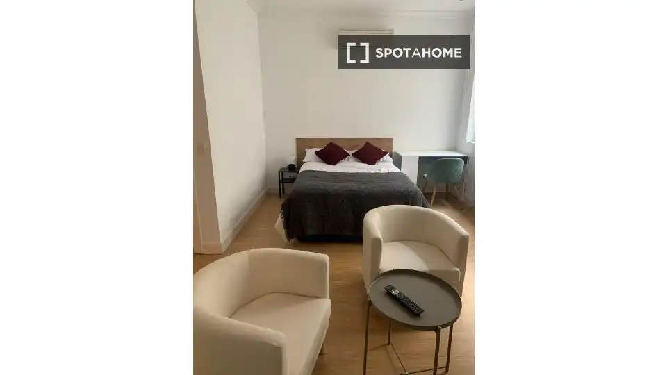 Habitación de Piso de alquiler en Madrid con Aire acondicionado, Calefacción y Amueblado