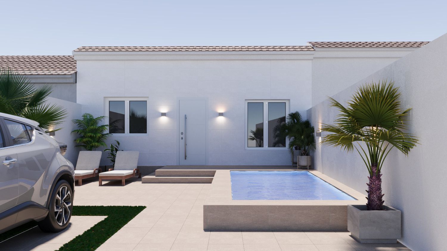 Swimming pool of House or chalet for sale in San Javier  with Terrace