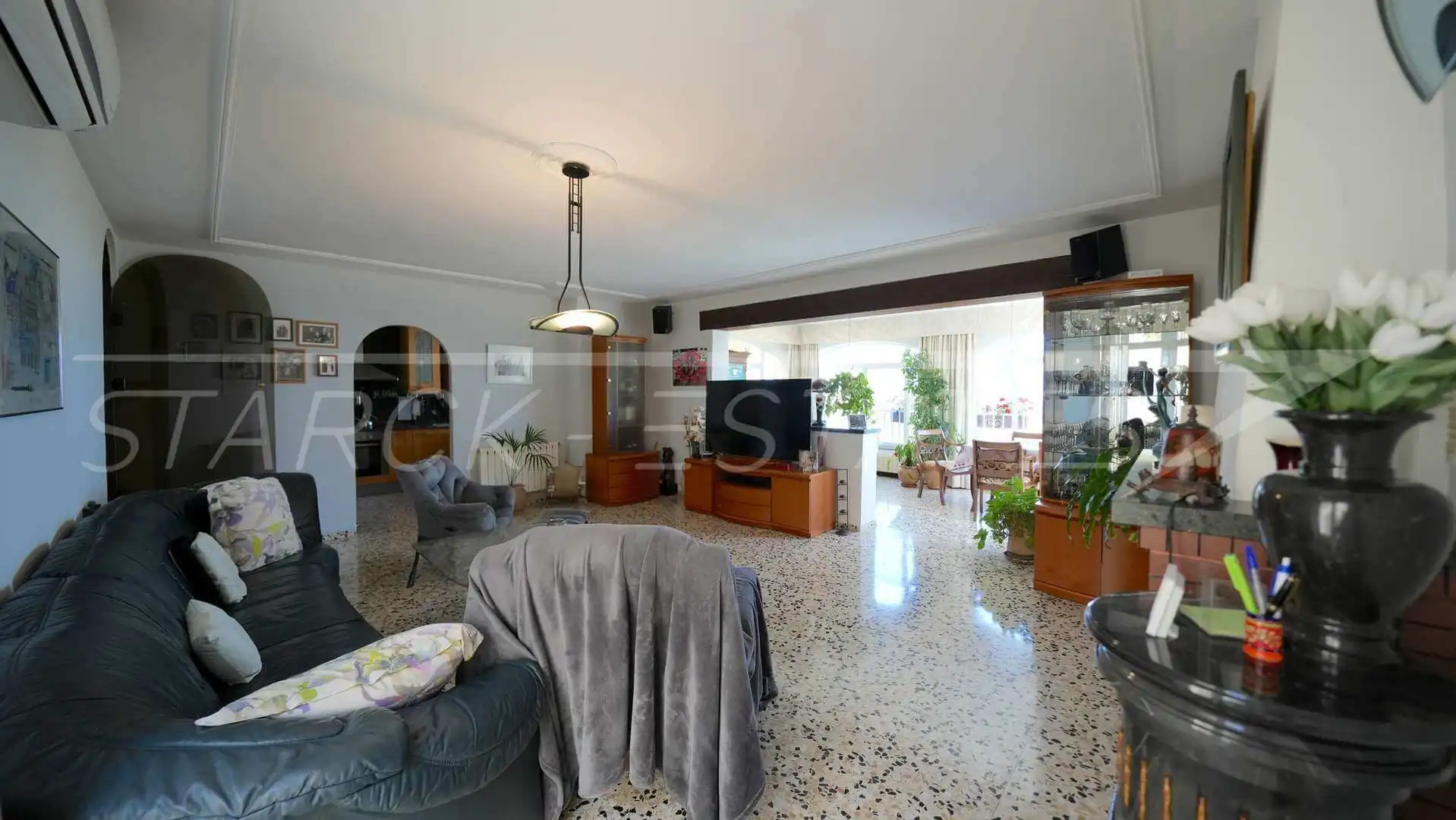 Sala d'estar de Casa o xalet en venda en Benidoleig amb Aire condicionat i Piscina