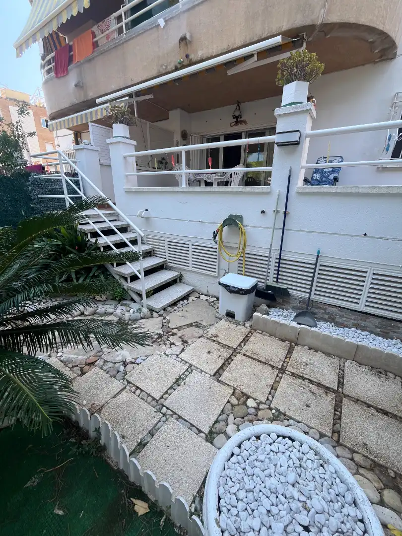 Balcony of Ground floor for sale in Cunit  with Heating, Private garden and Parquet flooring