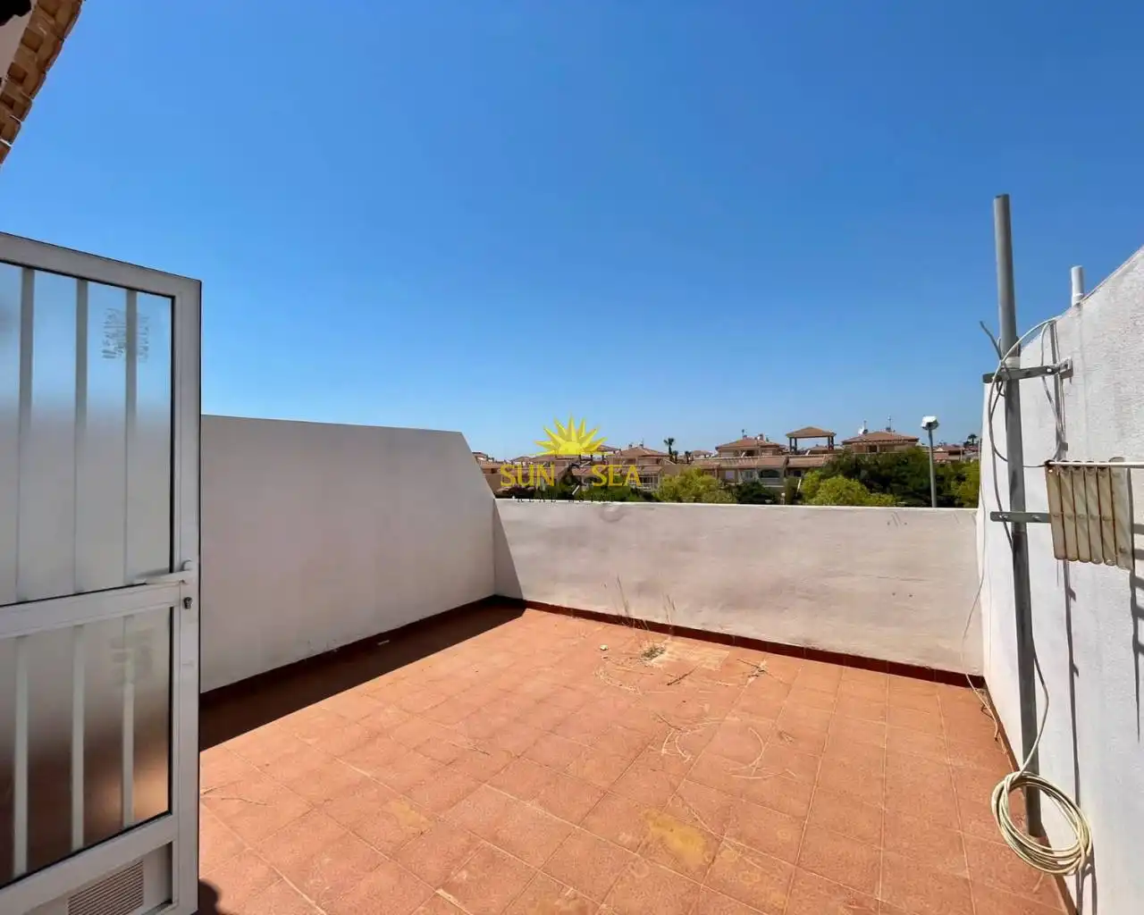 Terrace of Duplexes for rent in Orihuela  with Air Conditioner, Heating and Private garden
