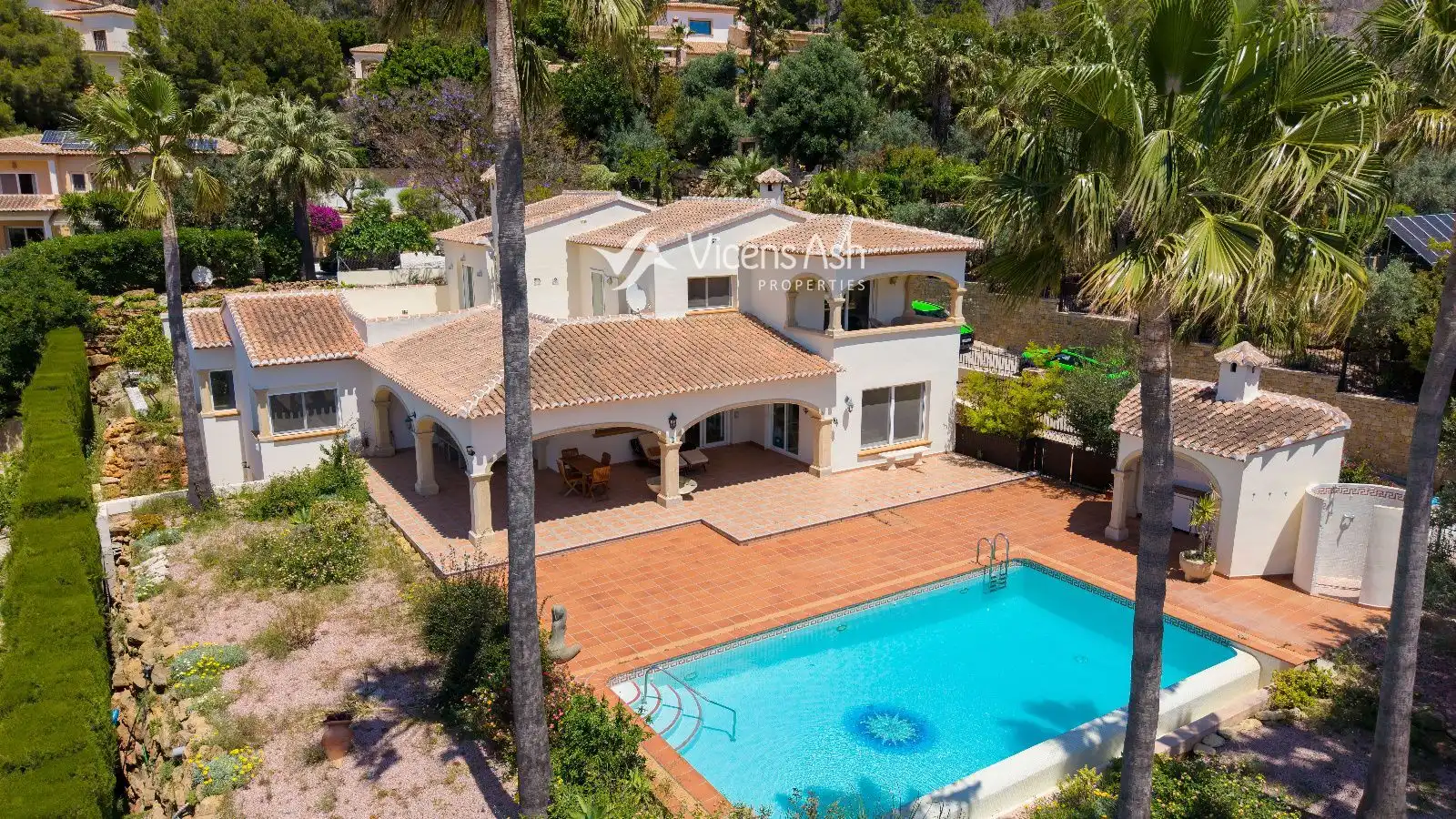 Exterior view of Houses for sale in Jávea / Xàbia  with Air Conditioner, Heating and Terrace