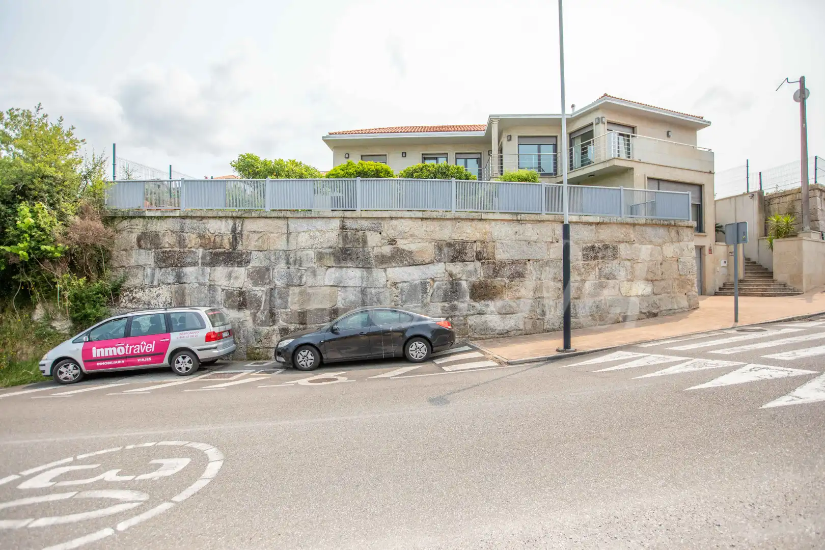 Vista exterior de Casa o chalet en venta en Sanxenxo con Calefacción, Jardín privado y Parquet