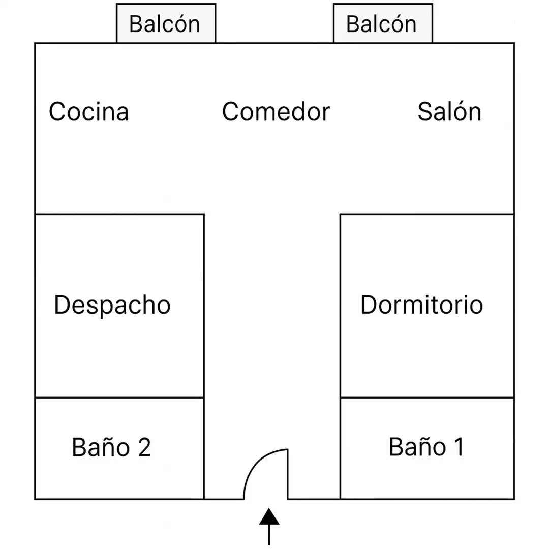 Wohnung zur Miete in General Lacy, Palos de Moguer