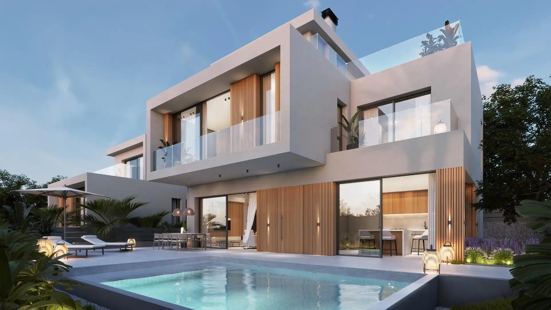 Exterior view of Houses for sale in Manacor  with Air Conditioner, Private garden and Parquet flooring