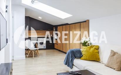 Living room of Flat for sale in Donostia - San Sebastián   with Heating and Furnished