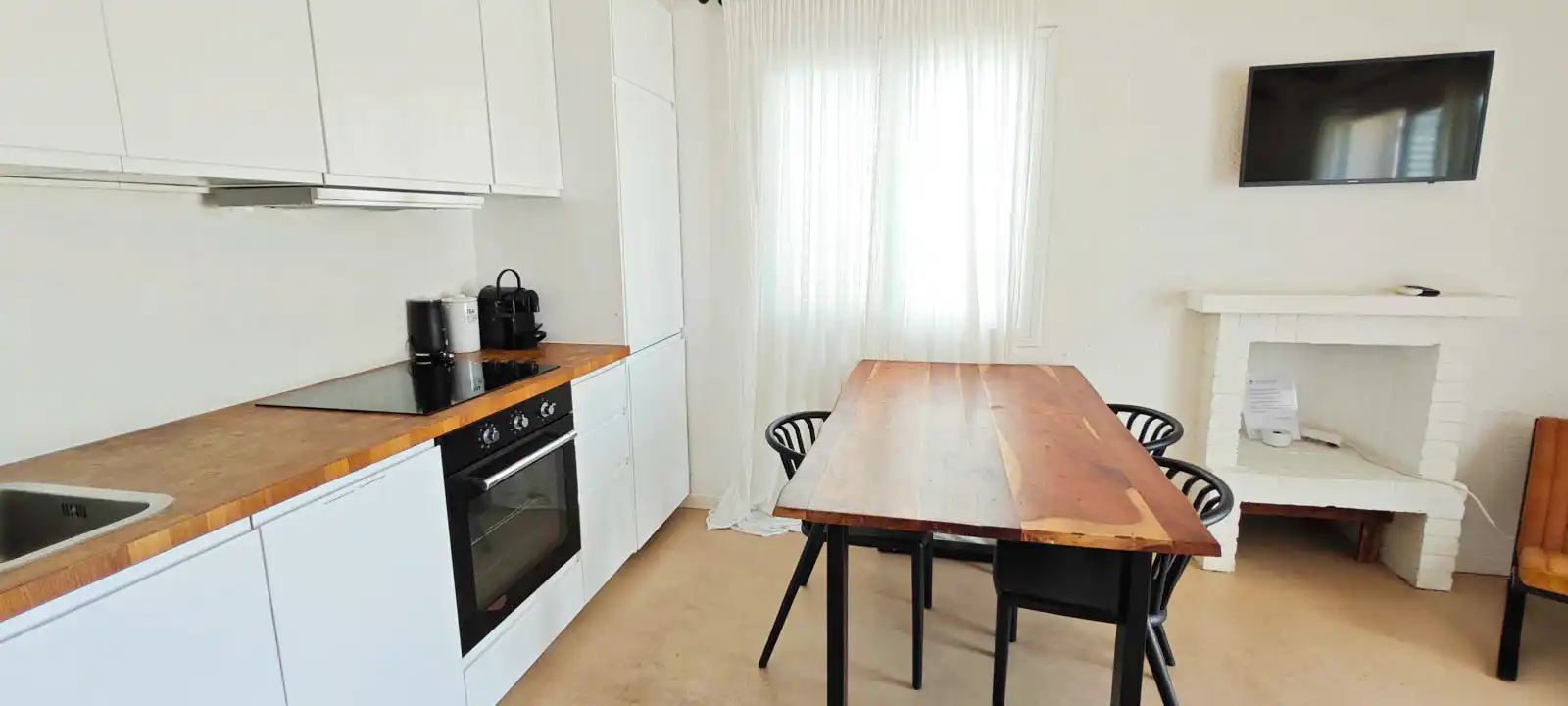 Cuina de Apartament en venda en Dénia amb Aire condicionat, Terrassa i Internet