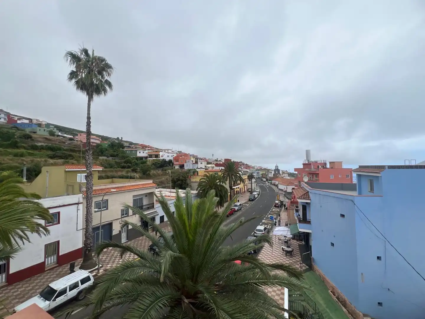 Außenansicht von Wohnung zur Miete in Los Realejos mit Terrasse, Abstellraum und Balkon