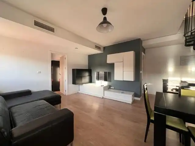 Wohnzimmer von Dachboden zur Miete in Murcia mit Klimaanlage, Heizung und Terrasse