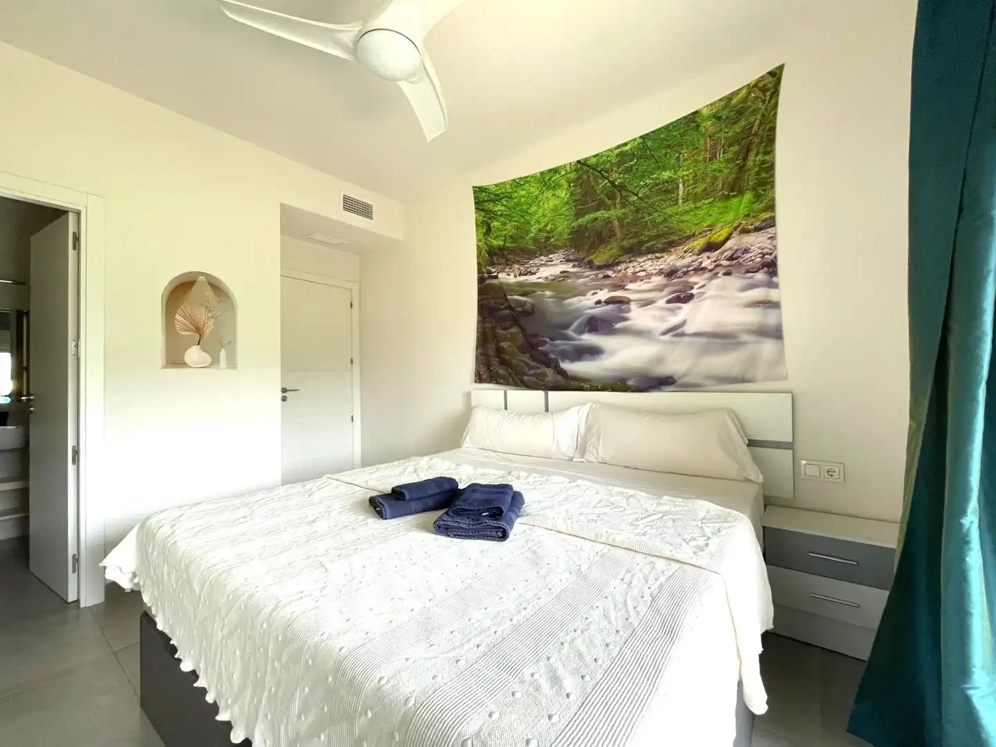 Bedroom of Apartments for rent in El Rompido  with Air Conditioner, Heating and Terrace