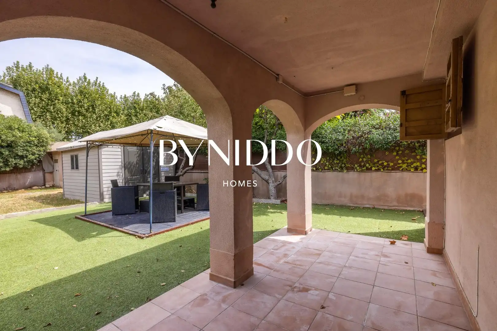 Terraza de Casa o chalet en venta en Sant Cugat del Vallès con Aire acondicionado, Calefacción y Jardín privado