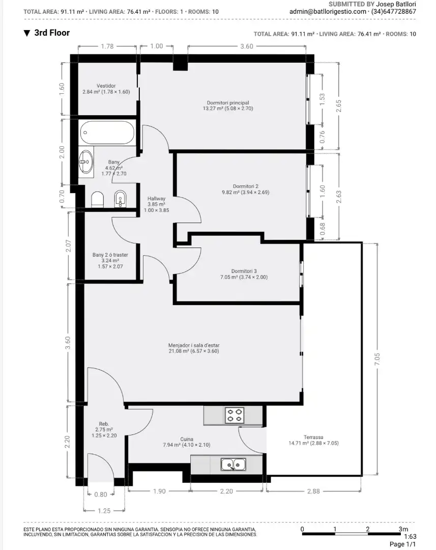 Piso con ascensor en venta en Carrer de Fluvià, imagen 48