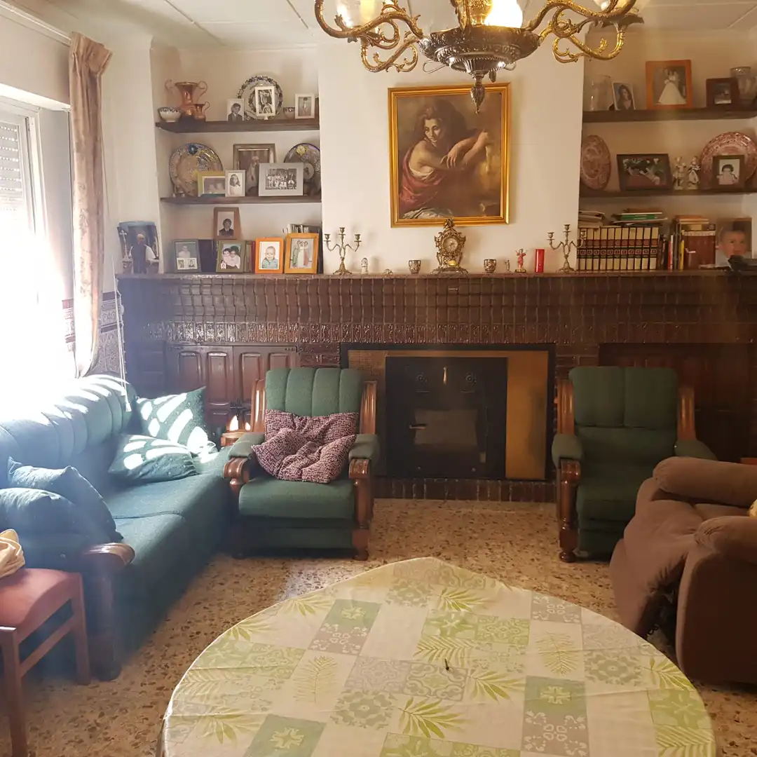 Living room of Houses for sale in Campos del Río  with Air Conditioner, Heating and Furnished