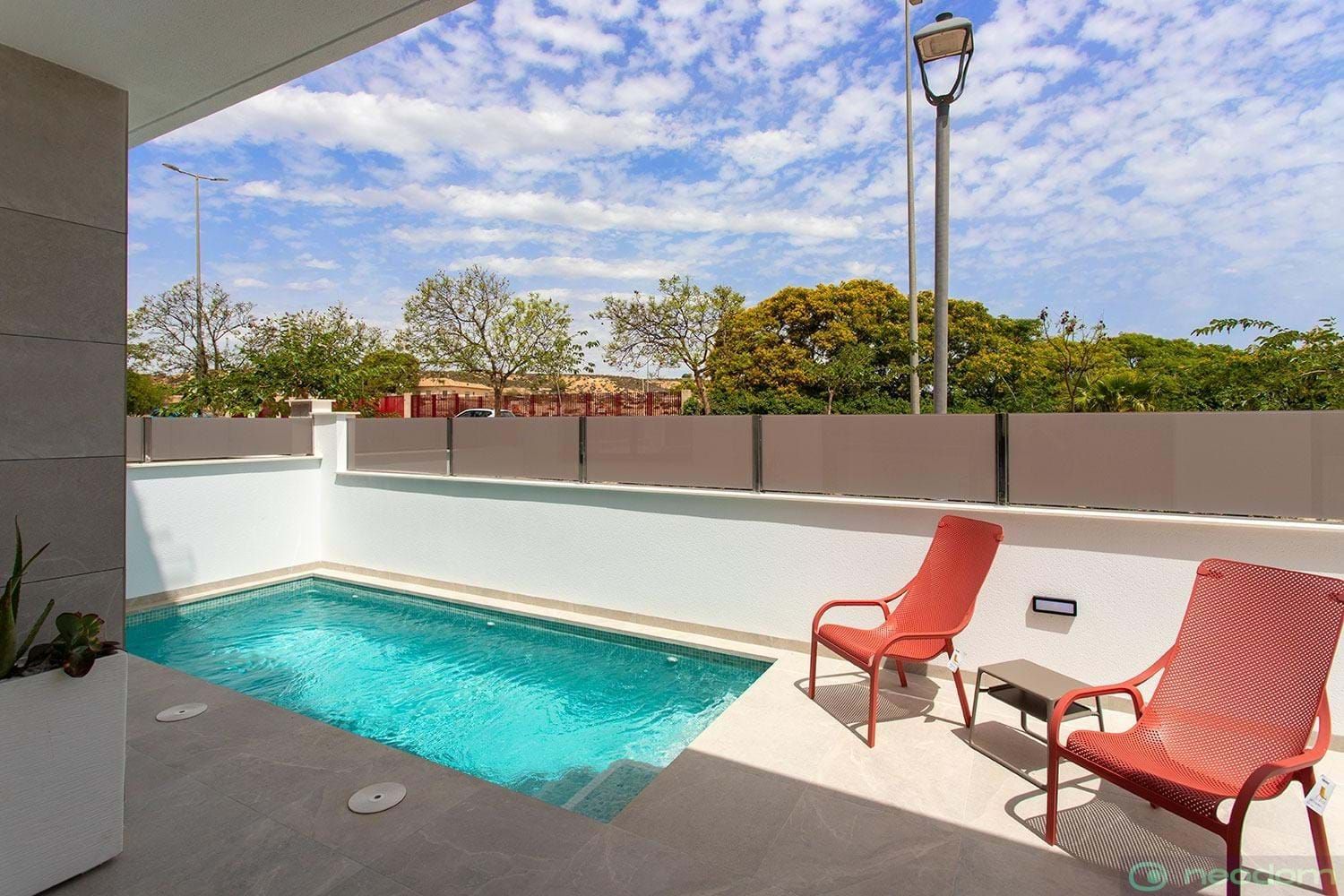 Piscina de Casa o xalet en venda en  Murcia Capital amb Terrassa i Moblat