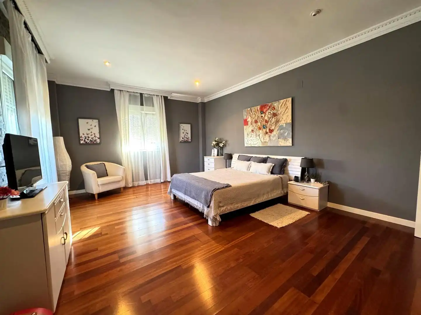 Dormitori de Casa o xalet en venda en Badajoz amb Aire condicionat, Jardí privat i Terrassa