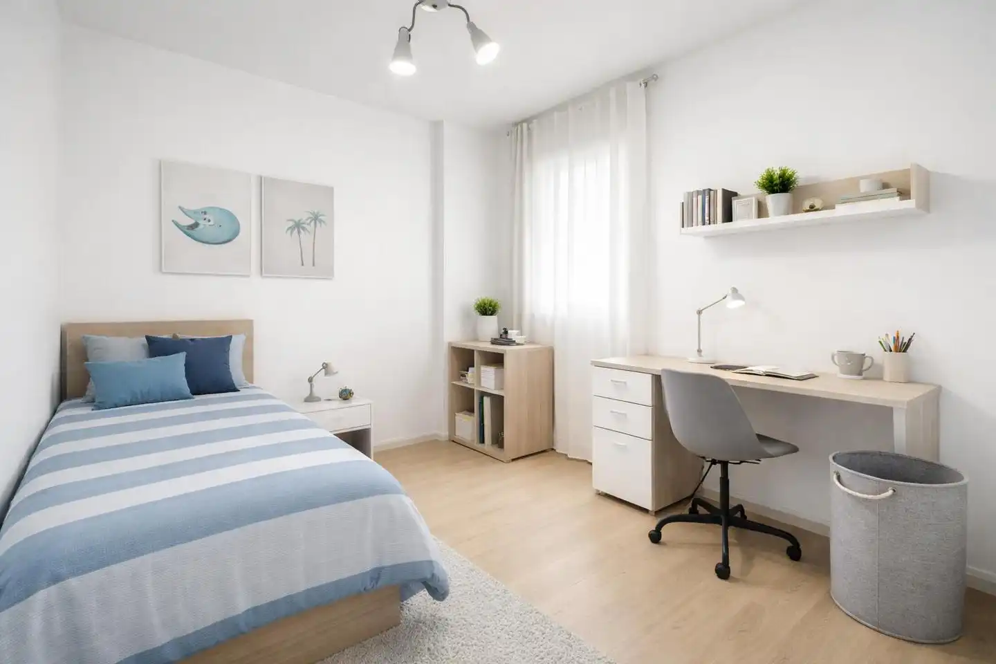 Schlafzimmer von Wohnung zum Verkauf in Oliva mit Abstellraum und Möbliert