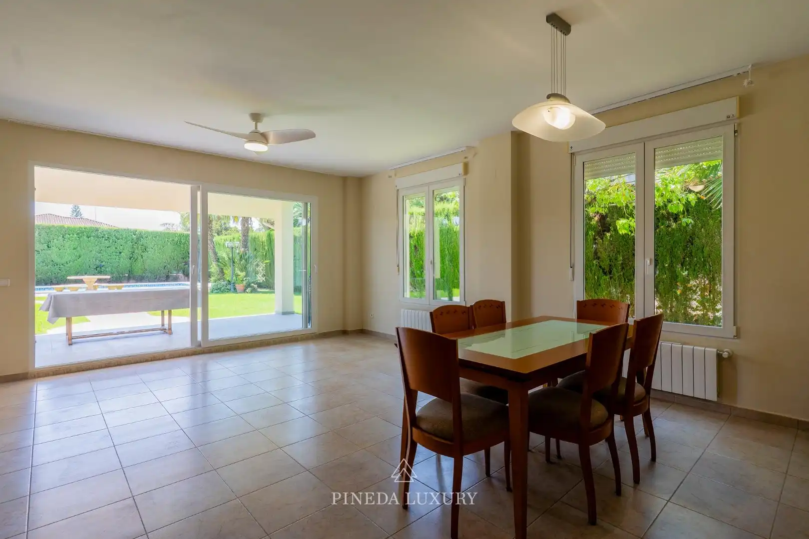 Comedor de Casa o chalet de alquiler en Puçol con Calefacción, Jardín privado y Terraza