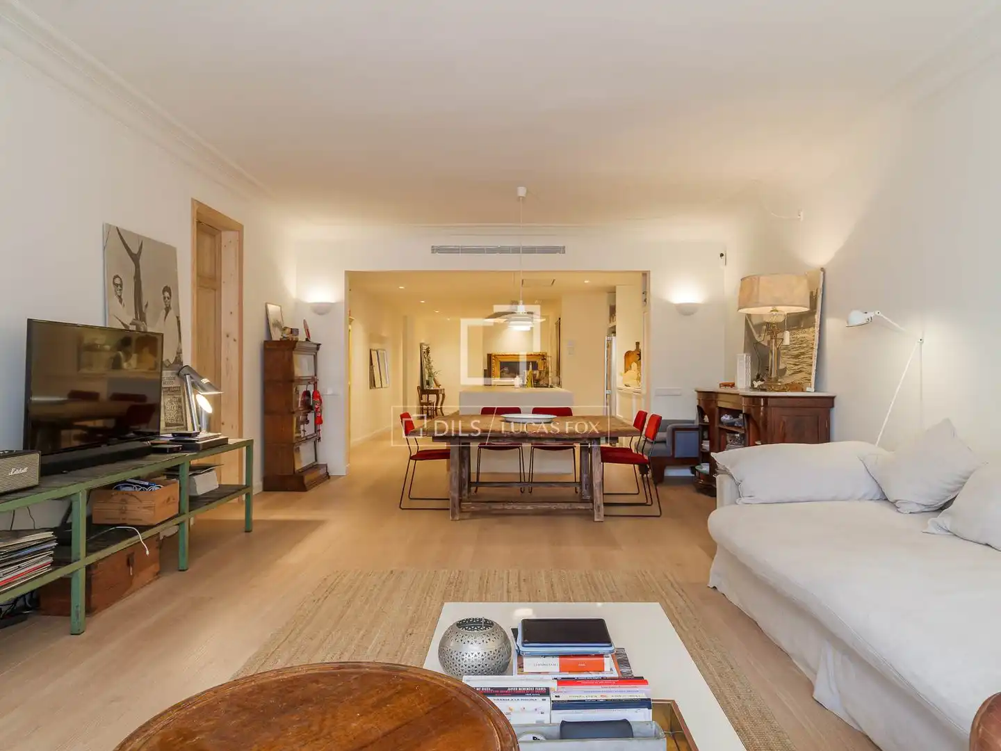 Sala de estar de Piso en venta en Barcelona con Aire acondicionado, Calefacción y Terraza