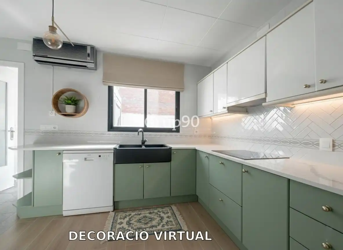 Cocina de Casa o chalet en venta en Puigverd de Lleida con Calefacción, Parquet y Terraza