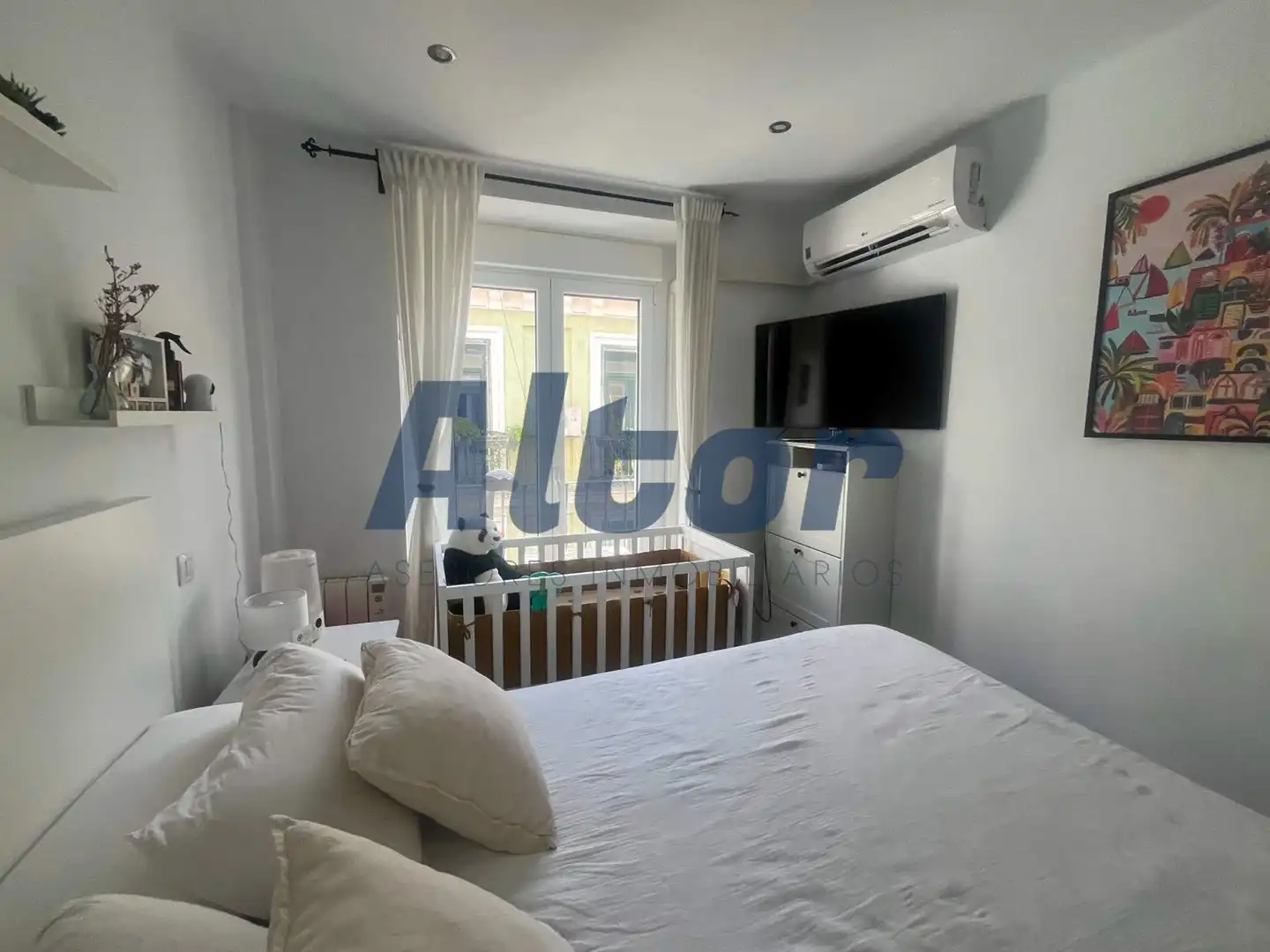 Habitación de Piso de alquiler en Madrid con Aire acondicionado, Calefacción y Terraza