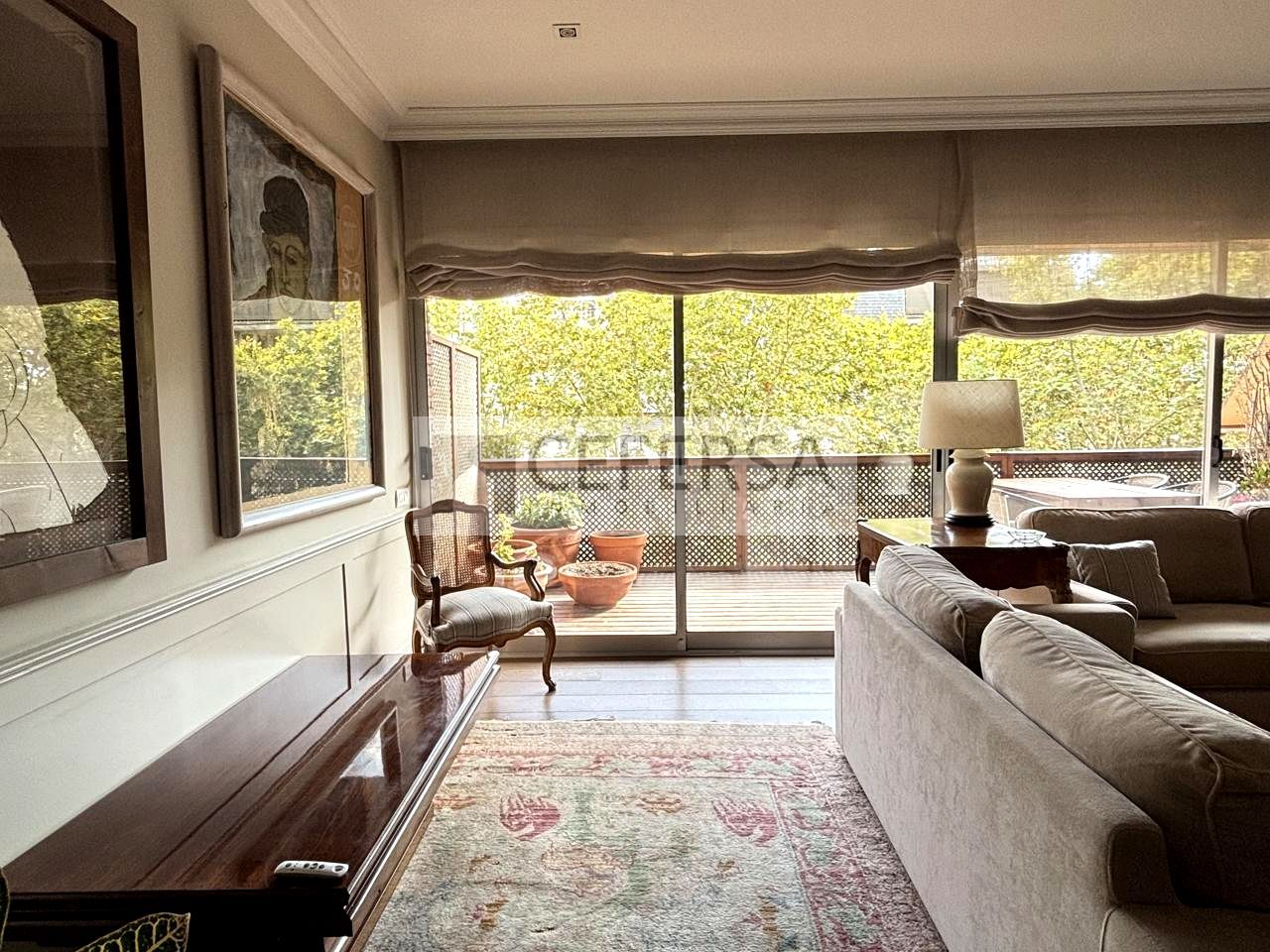 Living room of Flat for sale in  Barcelona Capital  with Air Conditioner, Heating and Parquet flooring