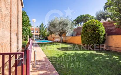 Garden of Single-family semi-detached for sale in Sant Cugat del Vallès