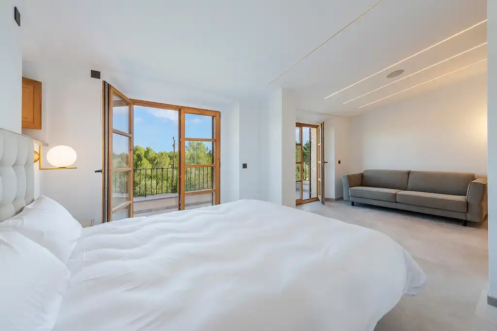 Habitación de Finca rústica en venta en Pollença con Aire acondicionado, Calefacción y Jardín privado