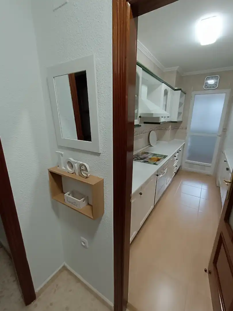 Küche von Wohnung zur Miete in Badajoz mit Klimaanlage, Möbliert und Ofen