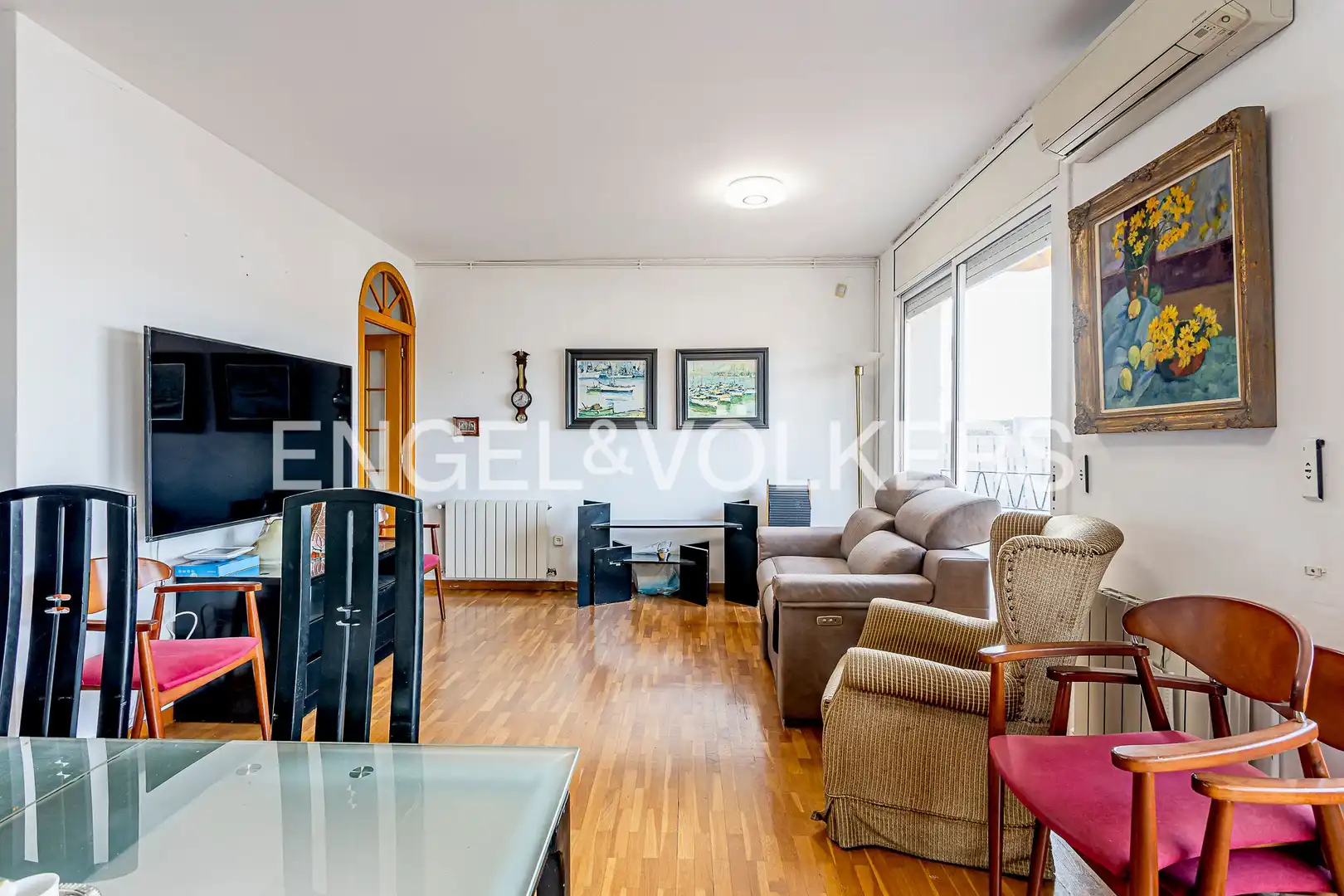 Sala d'estar de Àtic en venda en Sarrià - Sant Gervasi